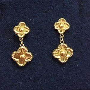 🌺🌺18K SAUDI GOLD EARRINGS🌺🌺